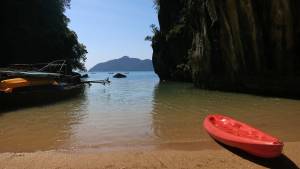 Hidden beach, Ko Talabang