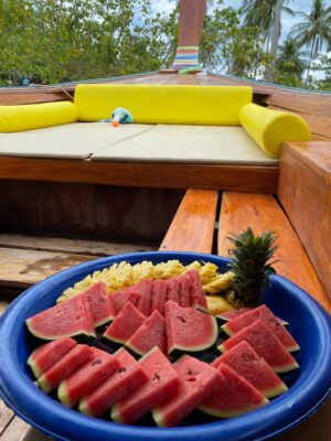 Fresh fruit onboard